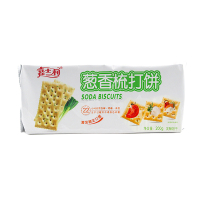 嘉士利梳打饼200g葱香味苏打饼干休闲零食小吃