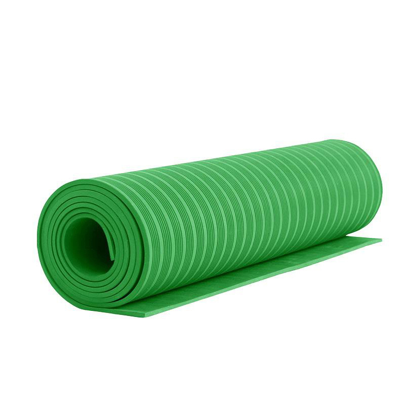 典虎 绝缘垫 绿色条纹5mm*1.2m*5m 10kv 卷高清大图