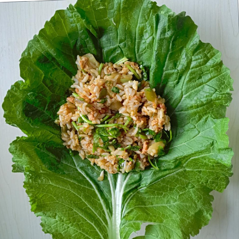 东北新鲜大白菜叶打饭包菜叶子打菜包饭包20片