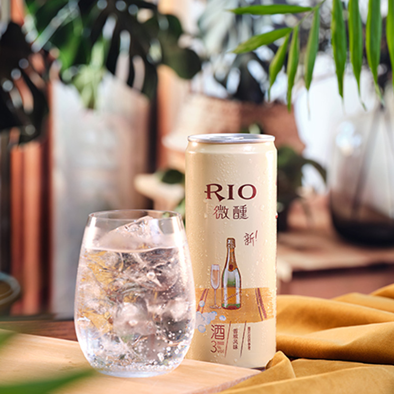 RIO锐澳微醺3度鸡尾酒洋酒小美好系列330ml混合6口味10罐装果酒高清大图
