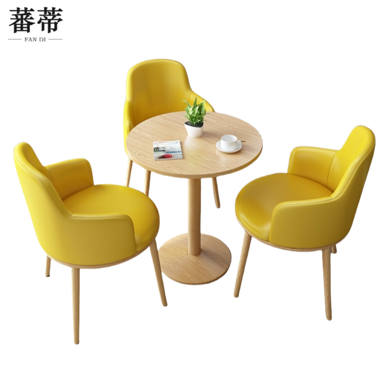 蕃蒂桌椅组合一桌三椅套高清大图