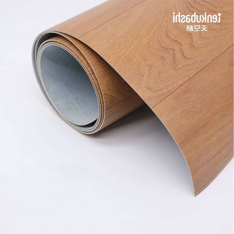 天空桥 阻燃地板 红木纹2.0mm含安装 平方米高清大图