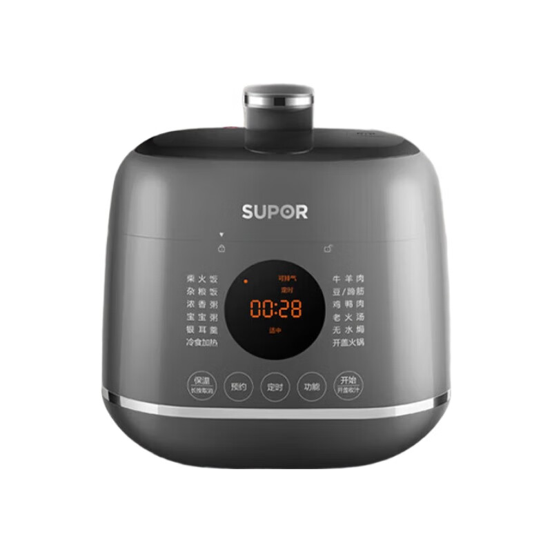 苏泊尔(SUPOR)SY-23FC27Q 电压力锅 2.3L(单位:个) 灰色