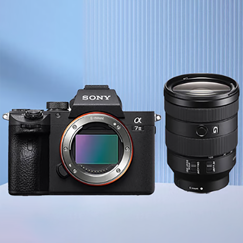 索尼 ILCE-7M3全画幅微单数码相机a7M3 直播视频5轴防抖机身+FE 24-105mmF4G套装