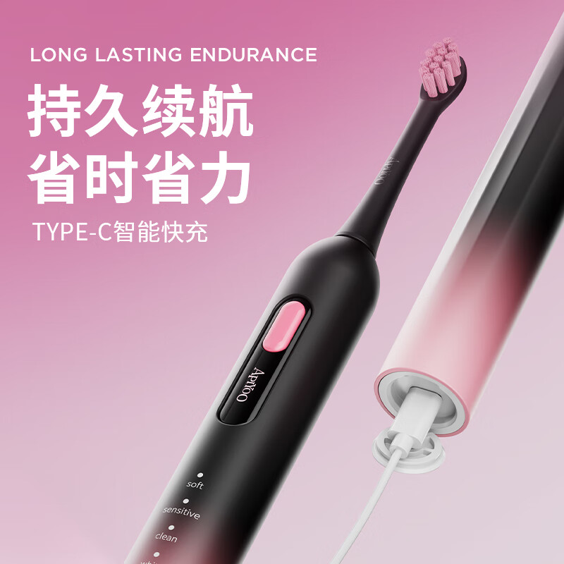 艾优ApiYoo 高端套装口腔护理组合(渐变粉) T15高清大图