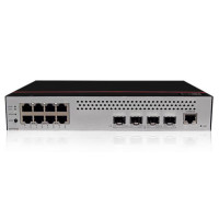 华为 数通智选 S200-8T4S-QA2 8口千兆交换机网线分线器8电4光口Vlan网管以太网络分流器