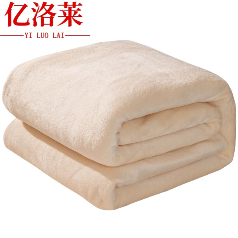 亿洛莱 毛毯 180*200cm 条高清大图