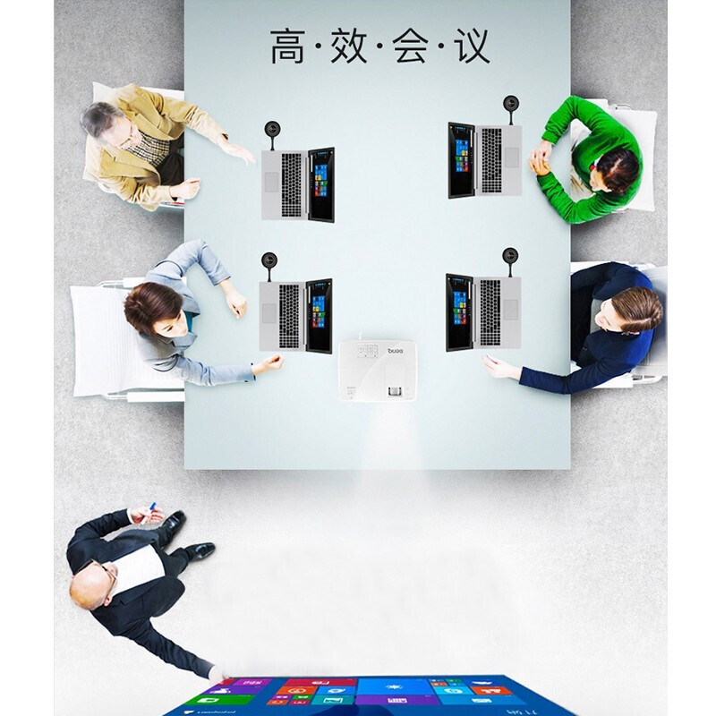 企采严选无线投屏器无线协作系统办公会议演示手机投屏器无线投影网关免驱即插即用安卓IOS G701lite (带按钮)