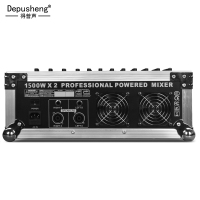 DEPUSHENG 得普声GT9航空箱超大功率蓝牙功放调音台一体机数字效果处理