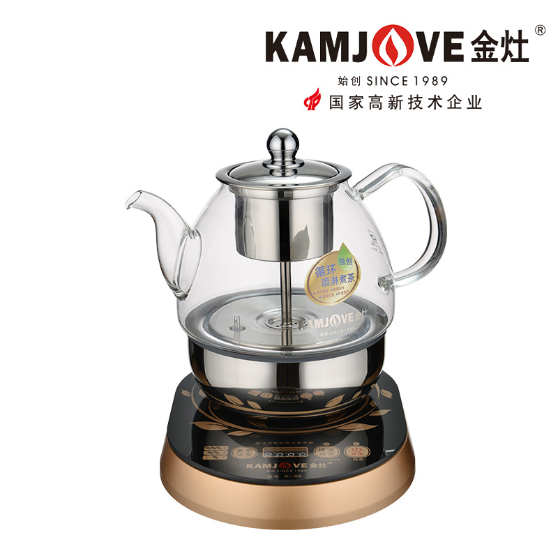 金灶(KAMJOVE)茶具 A-99全自动煮茶器电茶壶煮黑茶普洱玻璃壶咖啡机炉 透明