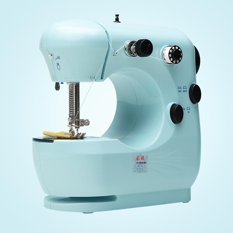 301缝纫机家用电动迷你多功能小型手动吃厚缝纫机微型衣车三维工匠云