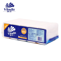 维达(Vinda)卷纸卷筒卫生纸无芯卷纸超韧3层100gx10卷蓝色经典无芯卷纸