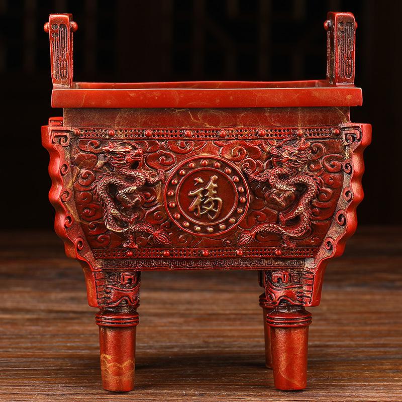 美帮汇铜鼎摆件 铜千秋 盛鼎大号青铜器工艺品 铸铜 宝鼎高清大图