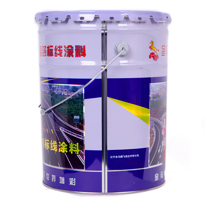 金马腾飞 马路划线漆 蓝-25kg 桶高清大图