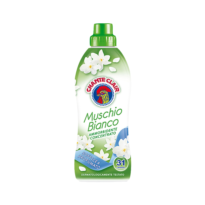 大公鸡管家(CHANTECLAIR) 白麝香浓缩衣物柔顺剂 625ML(绿)