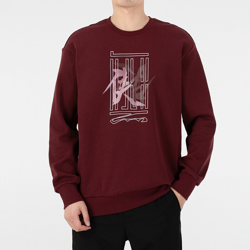 阿迪达斯 （adidas）男装新款武极系列运动服宽松舒适时尚休闲服圆领卫衣 HE5162 ZP高清大图