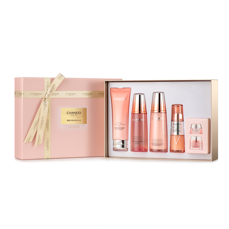 自然堂弹嫩紧致抗皱臻选礼盒(洁水霜精)