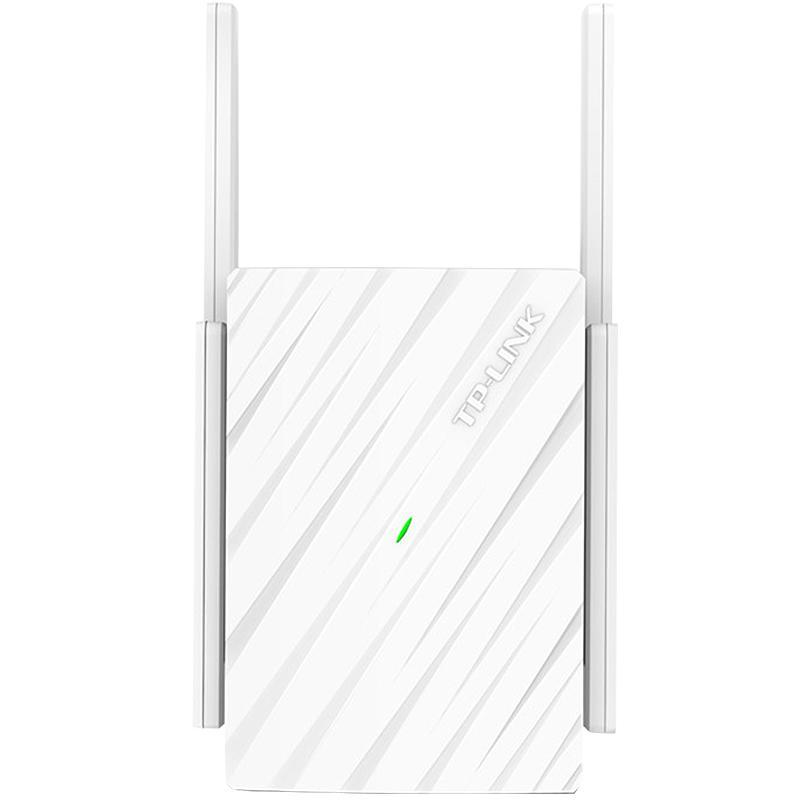 TP-LINK网络信号放大器WiFi增强扩展器1200M千兆双频5G高速TL-WDA6332RE家用无线网络中继高速穿墙信号接收加强扩大延长 带网口支持主路由器有线扩展或接电脑使用