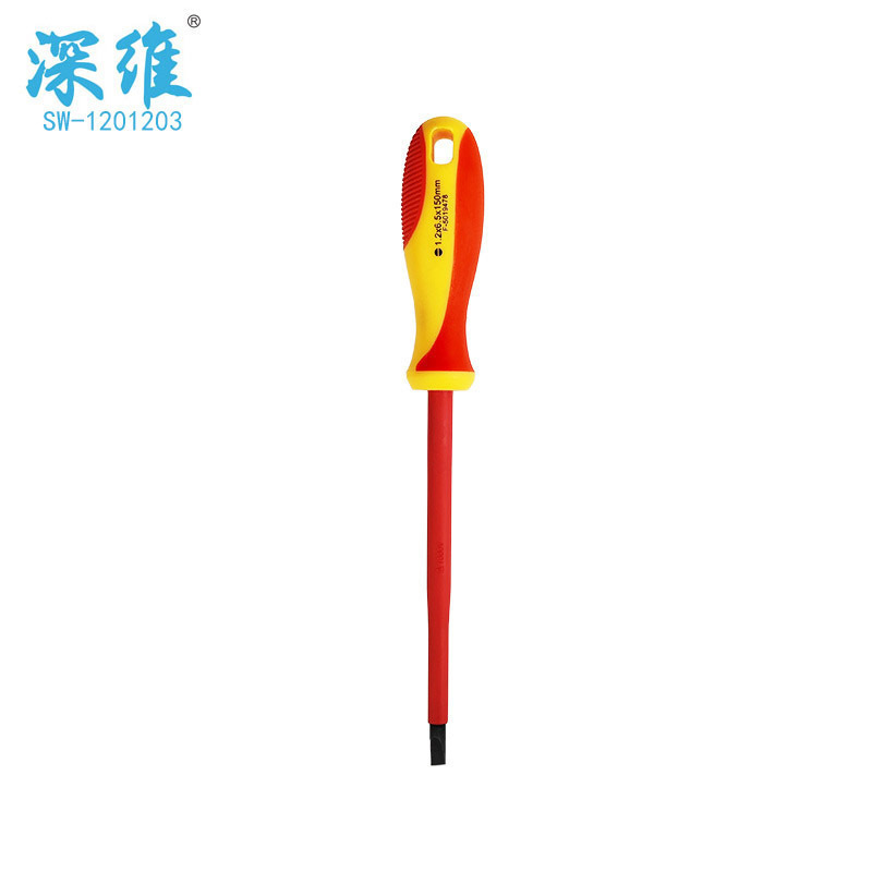 深维(SHEN WEI)SW-1201505 VDE绝缘一字螺丝批 1*5.5*125mm(单位:把)