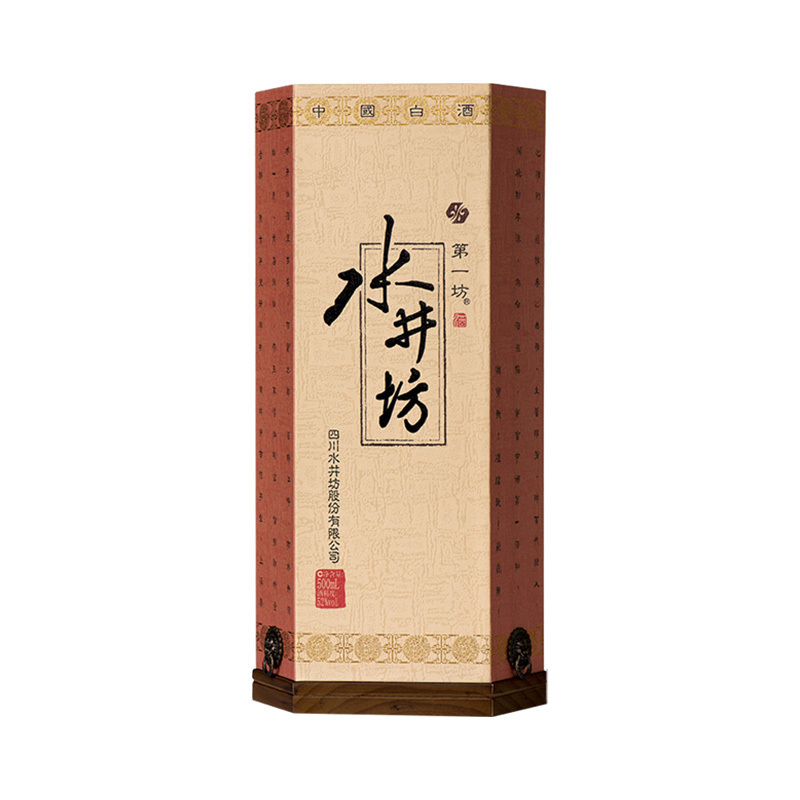 【官方旗舰店】水井坊 井台瓶 浓香型白酒 52° 500mL*6瓶 整箱装