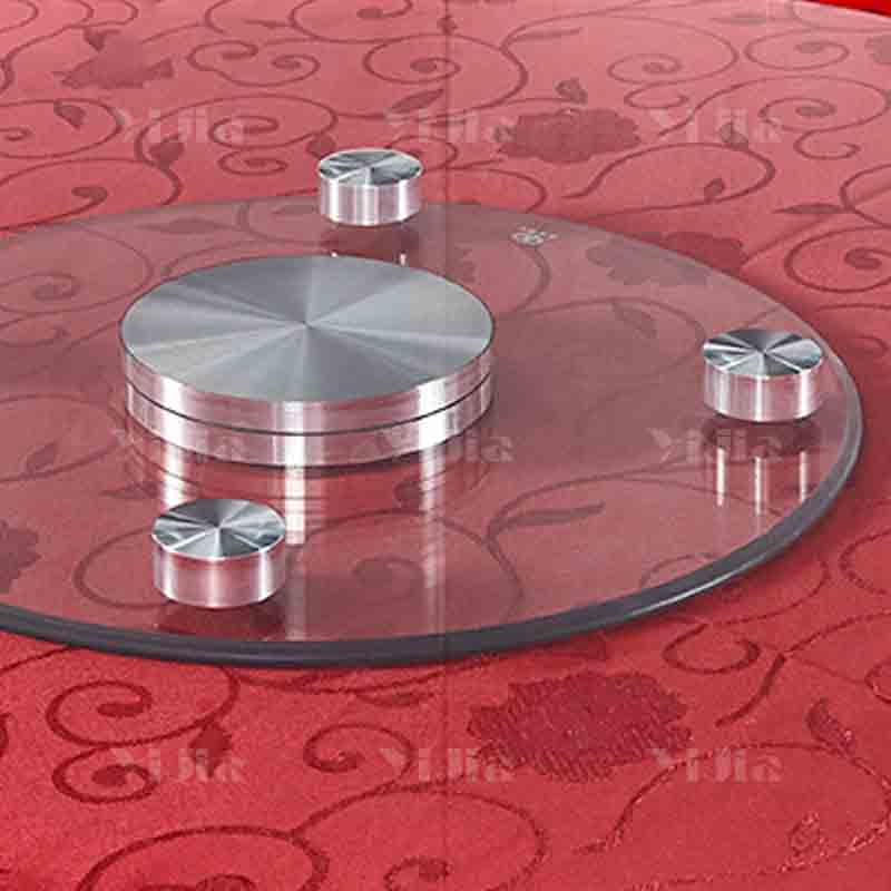 翌嘉YJ40619014 餐桌转盘钢化玻璃转台 110cm高清大图