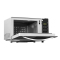 美的/Midea M3-208E 智能湿度感应20L加热黑色烧烤功能光波功能微波定时功能家用变频微波炉光波烧烤一体平板