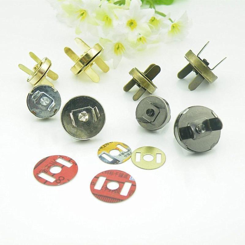 线包包磁吸扣磁铁扣两脚金属吸铁扣钱包箱包配件金属暗扣子2副18mm>