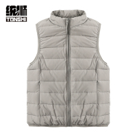 统狮马甲羽绒服 412-4 件 浅灰色 L