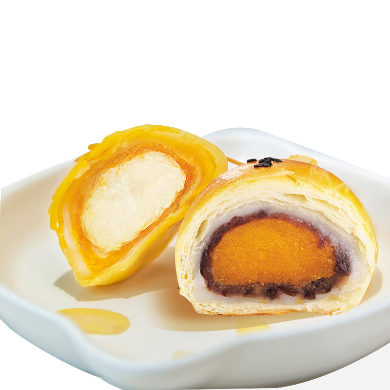 轩妈蛋黄酥 芝士酥组合装 传统糕点零食 330g/盒 两盒装高清大图