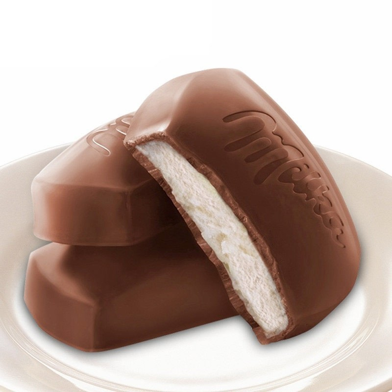 妙卡(milka)醇乳夹心融情牛奶巧克力排块袋装 39g/袋 亿滋出品