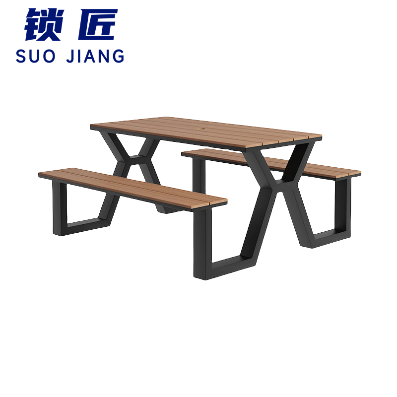 锁匠 户外连体桌高清大图