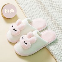 Ideamini棉拖鞋女秋季情侣室内居家居厚底防滑保暖加绒月子鞋外穿男