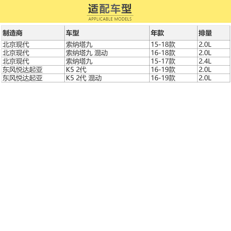 马勒(MAHLE)空气滤LX4469适配15-18款索纳塔九 2.0/16-18款K5 2.0L/混动