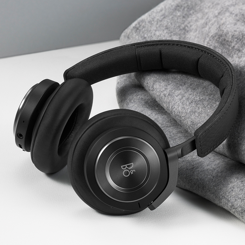 B&O PLAY H9舒适版 无线蓝牙降噪头戴式包耳手机耳机游戏耳机 触控操作 bo耳机 黑色