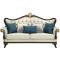 森美人美式实木轻奢沙发欧式花沙发法式高端新古典客厅组合