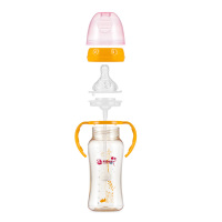 格朗 GL 奶瓶宽口径 带手柄PPSU奶瓶300ML N-5(深黄色)