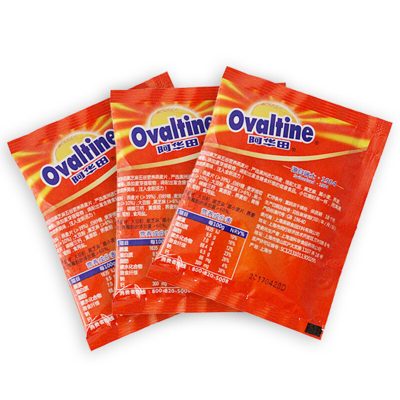 Ovaltine 阿华田 早餐谷物 黑芝麻五谷营养即食燕麦片560g(28g*20包） 澳洲进口燕麦