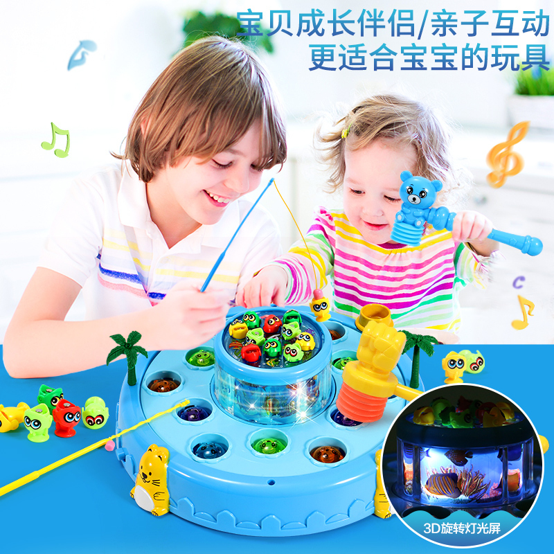 打地鼠婴幼儿童大号女童一周岁半男宝宝1-2-小玩具