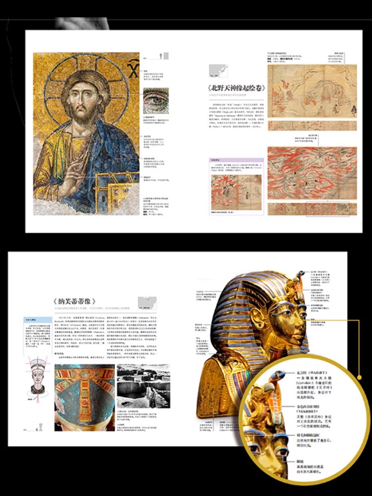 DK图解世界文化遗产 [正版]DK图解世界文化遗产 古今中外的各国国宝 穿越42000年横跨世界七大洲 精选200余件的高清大图
