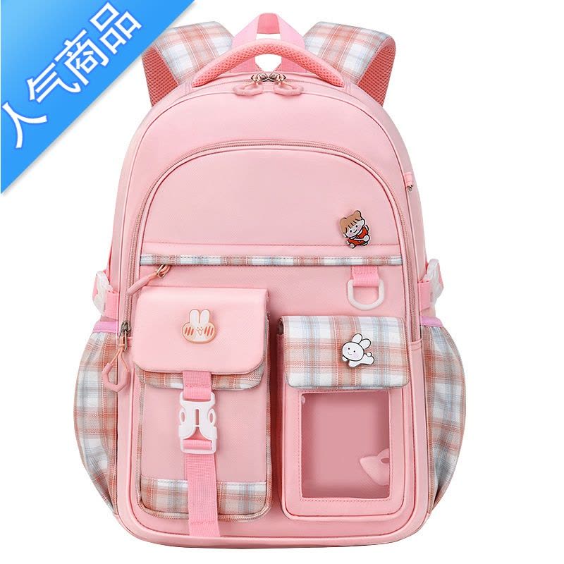 封后新款书包小学生女生一二三到六年级超轻女孩减负护脊女童儿童背包学生书包图片