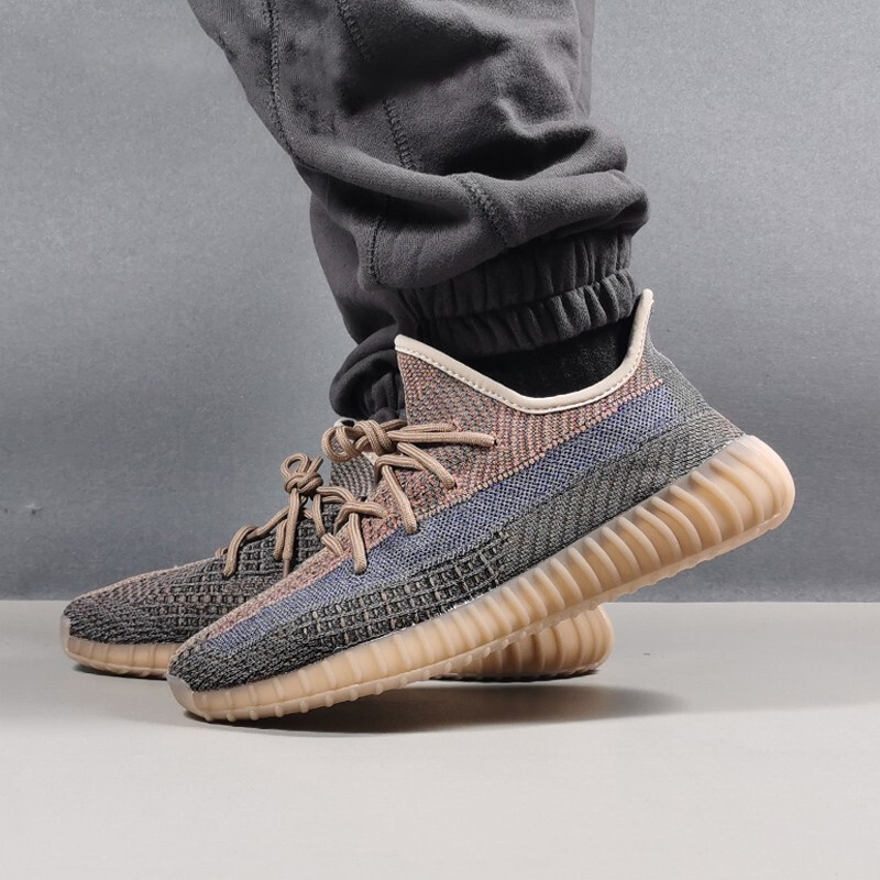 adidas阿迪达斯新款椰子 yeezy350 v2 boost "蓝棕"褪色椰子鞋 h02795