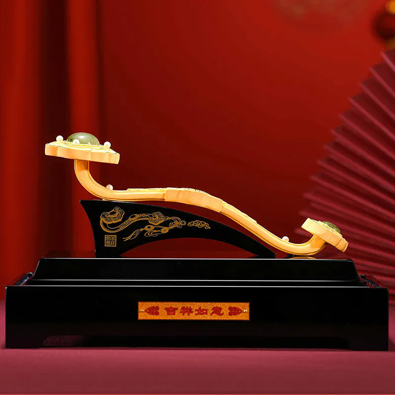 家柏饰(CORATED)如意摆件搬家客厅电视柜乔迁装饰摆件玉如意乔迁高清大图