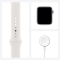 [新品发货]2020新款海外版 Apple Watch Series SE 苹果智能运动手表GPS款 银色铝金属表壳 白色运动型表带 40mm DM2