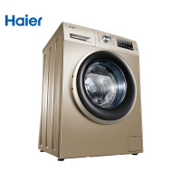 Haier/海尔 10公斤kg大容量 变频滚筒 金色外观 家用特色除菌 全自动洗衣机 EG10014B39GU1