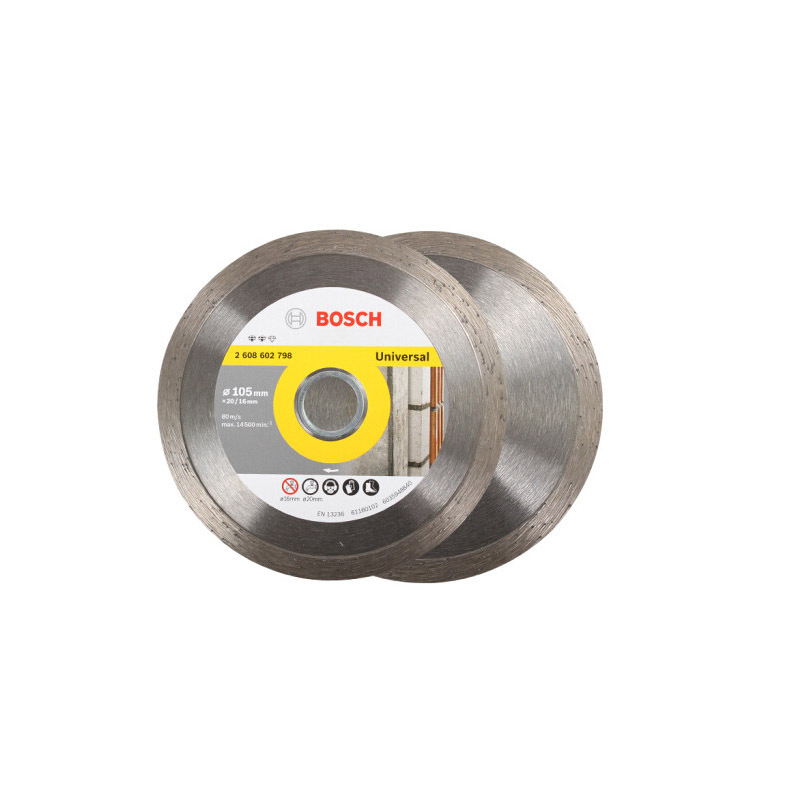 博世(Bosch) 云石片 通用强劲灰片 105mm 连续齿 货期5-10天