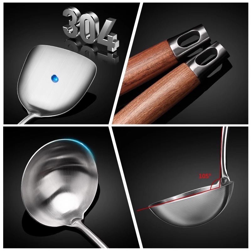 张小泉刀具厨房套装组合家用不锈钢菜刀菜板二合一厨具九件套8138高清大图