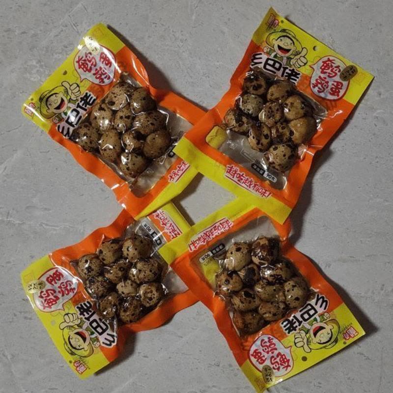 经典乡巴佬鹌鹑蛋卤蛋五香麻辣多味9枚装零食小吃即食营养餐批发图片
