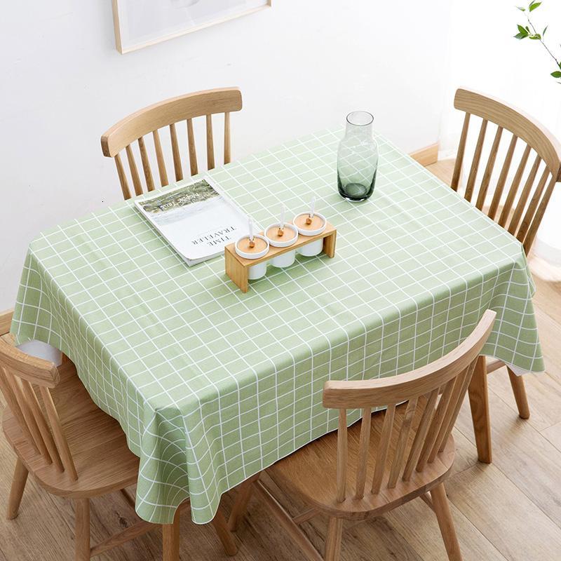 田园防水防油餐桌布免洗桌布 PVC餐厅台布长方形茶几桌垫