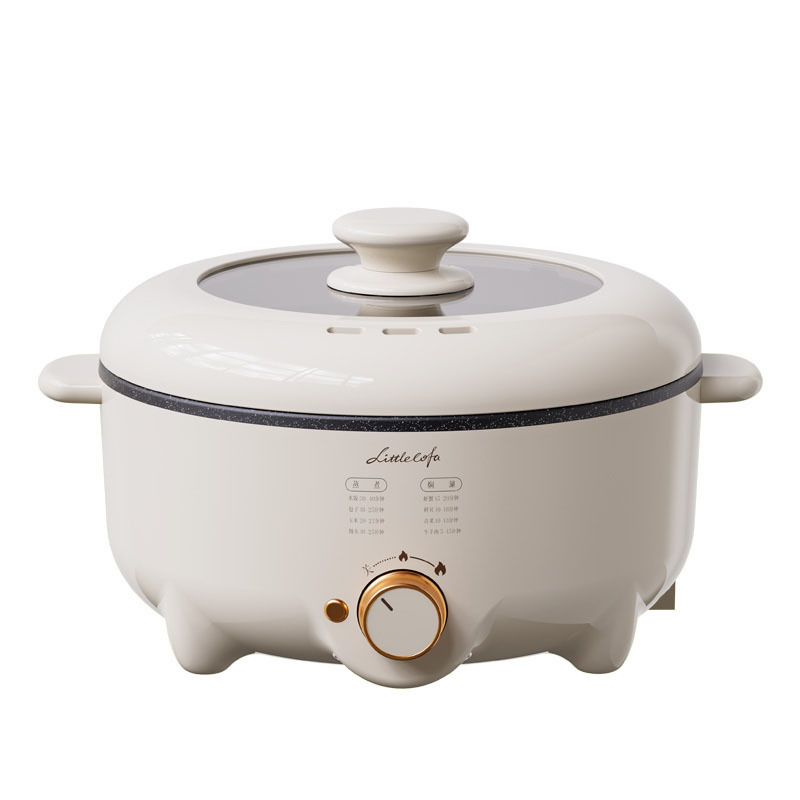 小画仙电火锅5L多功能锅料理烤肉电热锅LDZG-5055
