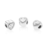 PANDORA潘多拉 925银闪耀爱情 925银串饰 797608CZ 797608CZ可搭配手链项链